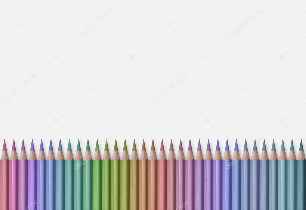 bright colored pencils texture