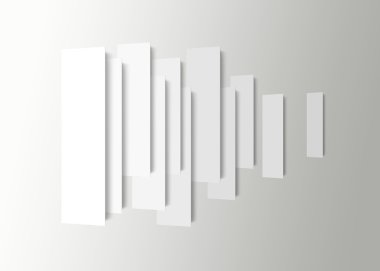 Üst üste gelen beyaz dikdörtgenler