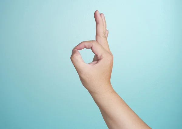 Human hand gesture — Stock Photo, Image
