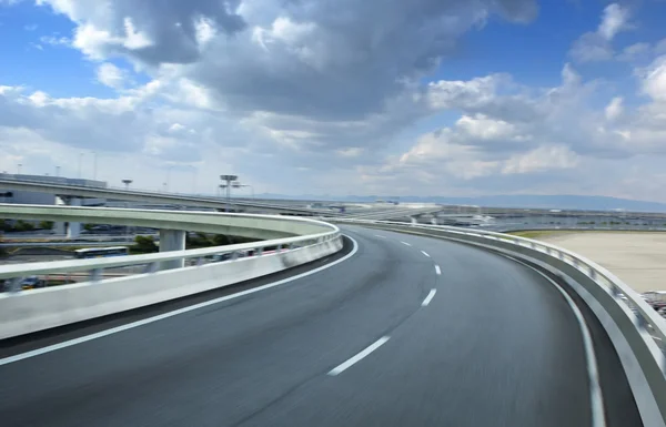 Bewegungsunschärfe Autobahn — Stockfoto