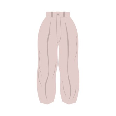 Basit kış kıyafetleri düz çizimler.