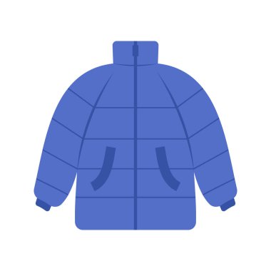 Basit kış kıyafetleri çizimleri, düz çizgi film modası..