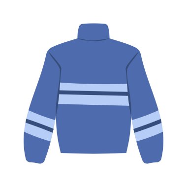 Basit kış kıyafetleri çizimleri, düz çizgi film modası..