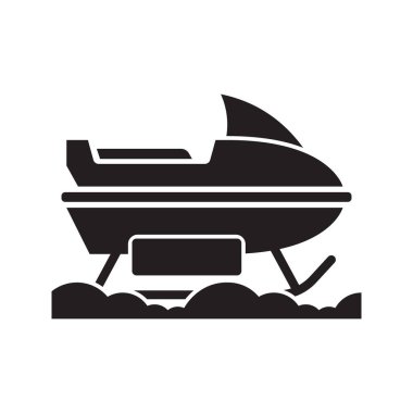 Simple winter glyph icons of cold weather and seasonal activities.