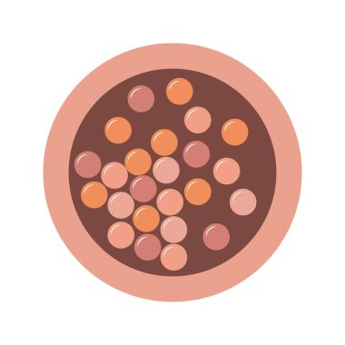 Basit güzellik ve cilt ürünleri koleksiyonu.