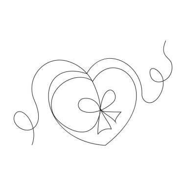 Tatilde sürekli tek satırlık hediye paketi çiziyorum. Bir paket ver, içinde bir sürpriz olsun. Tek çizgi tasarım grafiği, aralıksız biri.