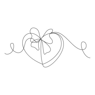 Tatilde sürekli tek satırlık hediye paketi çiziyorum. Bir paket ver, içinde bir sürpriz olsun. Tek çizgi tasarım grafiği, aralıksız biri.