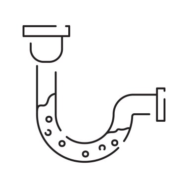 Valfleri ve Bağlayıcıları olan Endüstriyel Boru Hattı Sistemi.