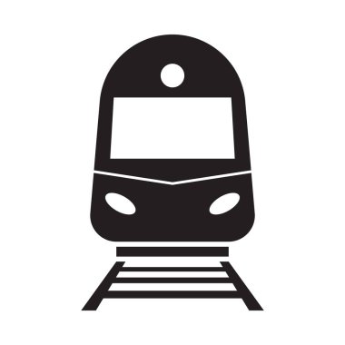 Lokomotifli yük treni, yolcu tren ikonları koleksiyonu. Yük trenleri koleksiyonunun siyah silueti. Demiryolu taşıma seti.