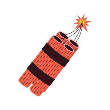 Askeri patlayıcı silahlar ve tehlike simgeleri koleksiyonu.