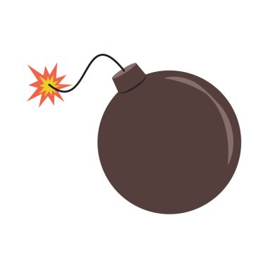 Askeri patlayıcı silahlar ve tehlike simgeleri koleksiyonu.