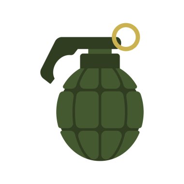 Askeri patlayıcı silahlar ve tehlike simgeleri koleksiyonu.