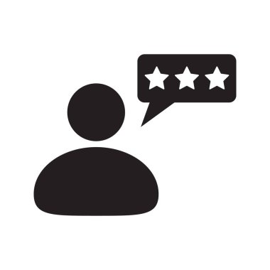 Reytingleri, mesajları ve tepkileri olan kullanıcı geribildirim simgeleri.