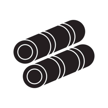 Endüstriyel Tasarım İçin Çeşitli Çelik ve Metal Çalışma Elementleri ve Simgeleri.