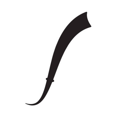 Eski silah siluet simgesi seti.