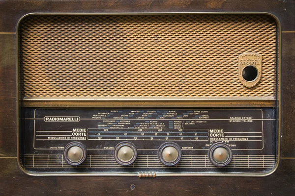 Italian vintage radio — Stock Photo, Image