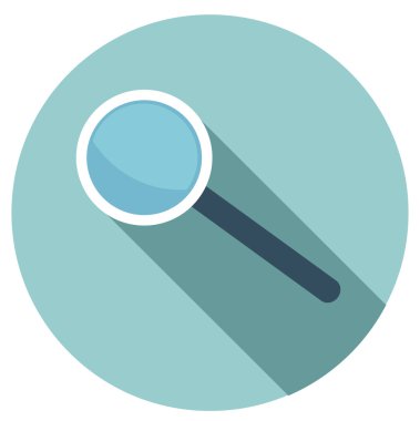 İzole büyüteç simgesini