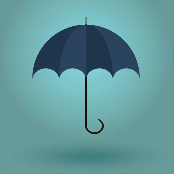Isolerade paraply på en blå bakgrund — Stock vektor