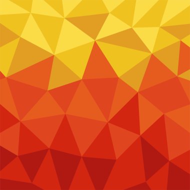 Turuncu üçgen arka plan