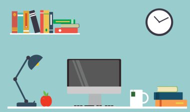 bilgisayar masası, çalışma alanı