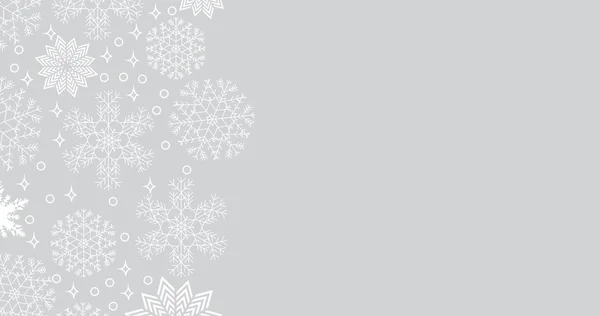 Снігопад фон з копіювальним простором — стоковий вектор
