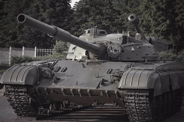 苏联在博物馆的T 64坦克 — 图库照片