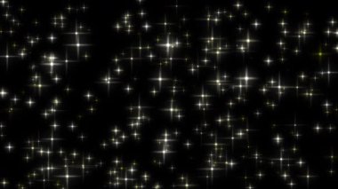 Parçacıklar Altın Beyaz Parıldayan Işık Arkaplanı