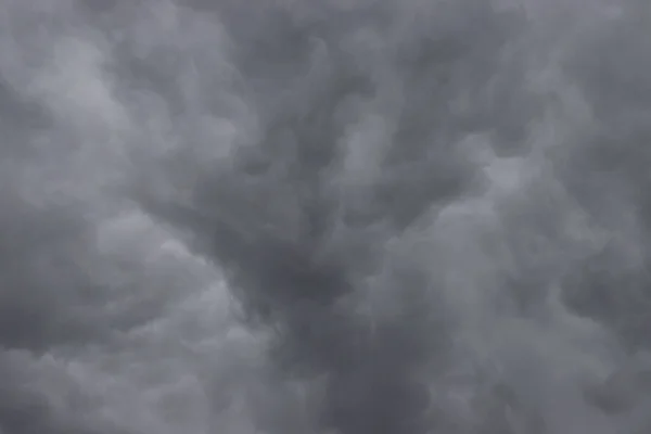 Främst Grumlig Moln Himlen Före Stormen — Stockfoto