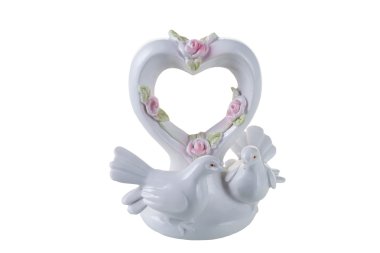 kalpli porselen güvercinler