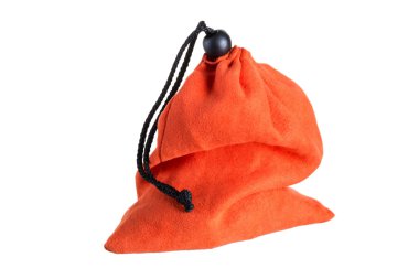 izole kapalı ipli çanta