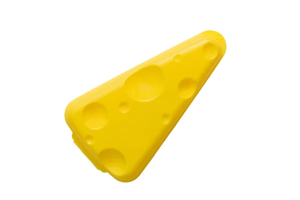 Contenitore formaggio giallo — Foto Stock