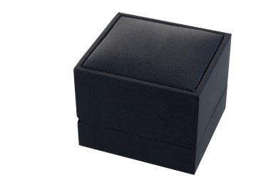 Siyah üzerine beyaz kapalı kutu