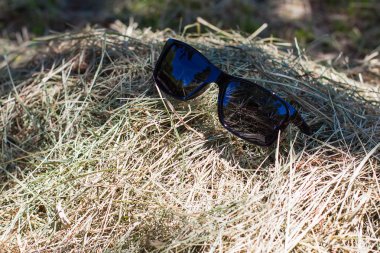 Samanlıkta unutulmuş gözlük