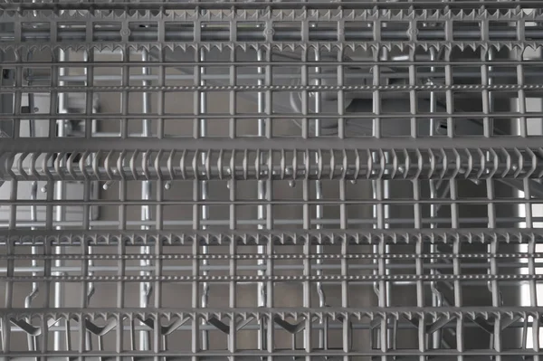 Крупный План Темно Пластиковой Сетки Текстура Фона — стоковое фото