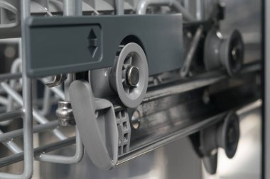 Yakın çekim, bulaşık makinesi, ağ eklentisi sistemleri