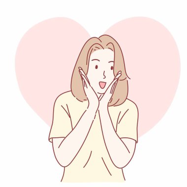 El hareketi yapan güzel kız konsepti merak ediyor..