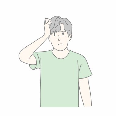 Kavram olarak el kol hareketi yapan adam emin değil, soru sor, cevabı bul, düşün.