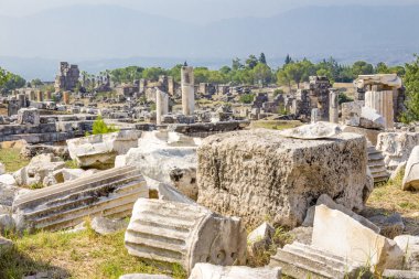 Antik jerash. gera Greko-Romen şehir Ürdün, kalıntıları