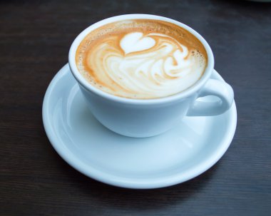 Sokak kafede kahve sabah fincan