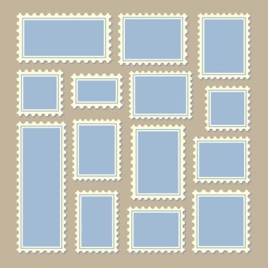 mavi ve beyaz pulları farklı boyutu