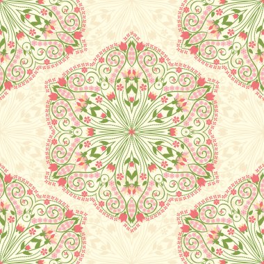 Kusursuz çiçek desenli arkaplan