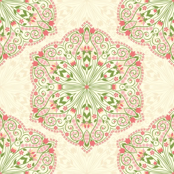 Nahtlose Floral Pattern Hintergrund — Stockvektor