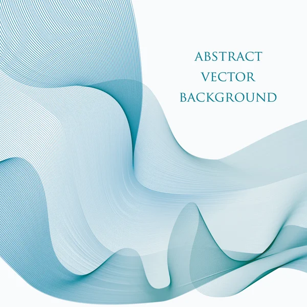 Eğri akışı mavi hareket illüstrasyon.