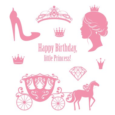 Princess Cinderella koleksiyonları ayarla.