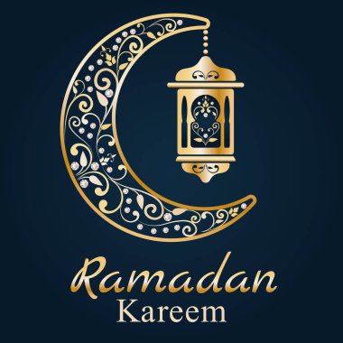 Ramadan greetings card. Ramadan Kareem. Vector Illustration