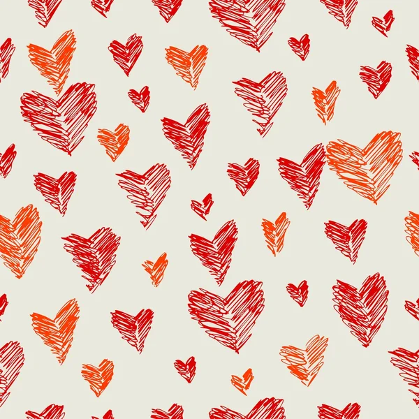 Koyu kırmızı ve kırmızı Kalpler