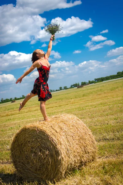 saman, Samanlık, köyden, yuvarlak kız alan 