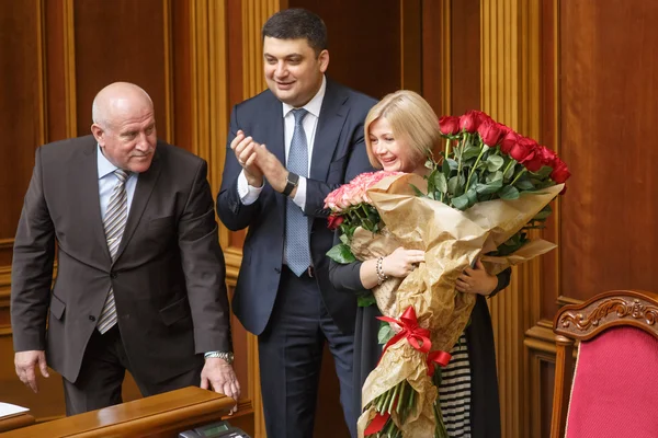 Głosowanie na nową Radę Ministrów Ukrainy — Zdjęcie stockowe