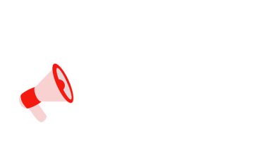 Megafonla sosyal medya tanıtım kampanyası. Dijital internet stratejisi için sosyal medya pazarlama ağı kavramı