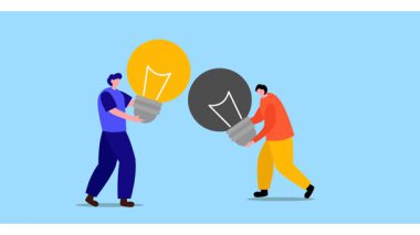 Birlikte çalışan insanlarla fikir aramak için iş çözümünde problem ve çözüm. Problem çözme işi konsept takım çalışması ile çözülür. Sorun çözme için takım çalışması kavramı